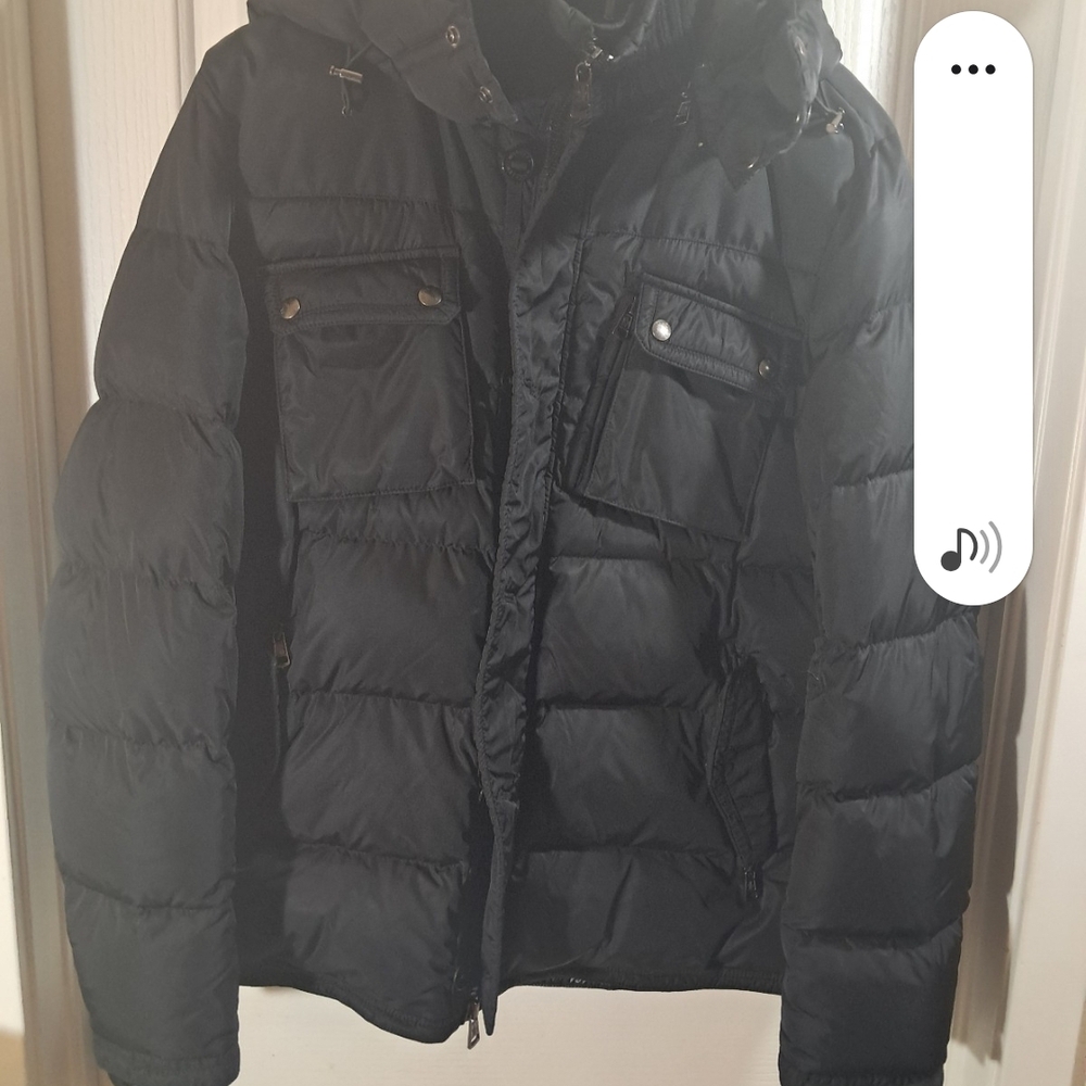 Moncler Black Quilted Puffer Jacket